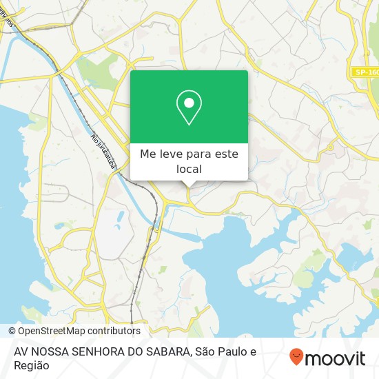 AV  NOSSA SENHORA DO SABARA mapa