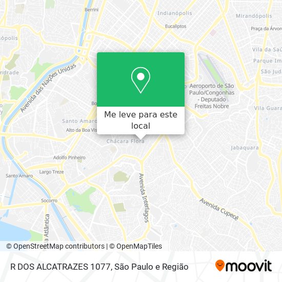 R DOS ALCATRAZES 1077 mapa