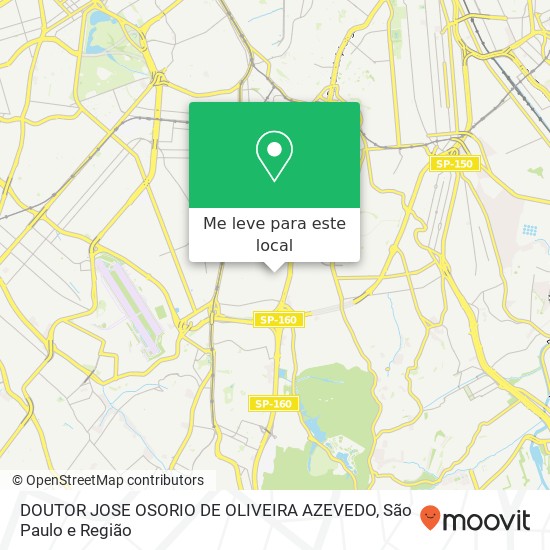 DOUTOR JOSE OSORIO DE OLIVEIRA AZEVEDO mapa