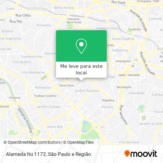 Alameda Itu 1172 mapa