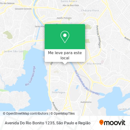 Avenida Do Rio Bonito 1235 mapa