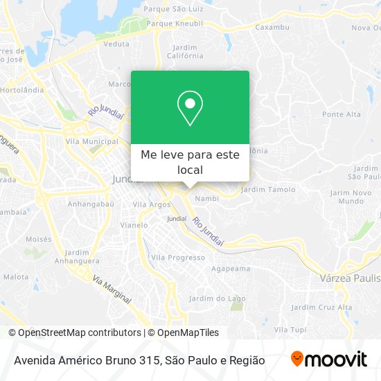 Avenida Américo Bruno 315 mapa