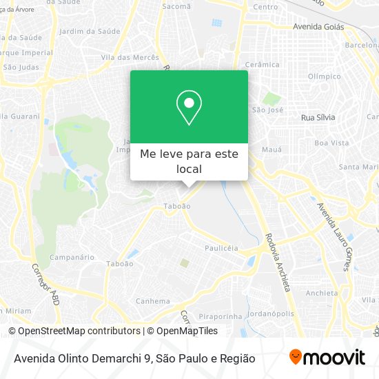 Avenida Olinto Demarchi 9 mapa
