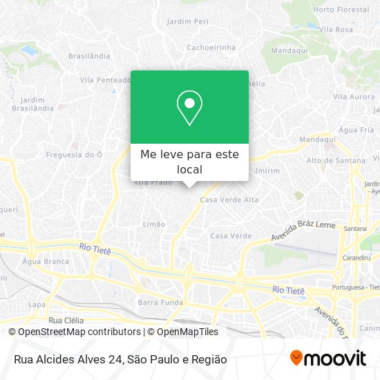 Rua Alcides Alves 24 mapa