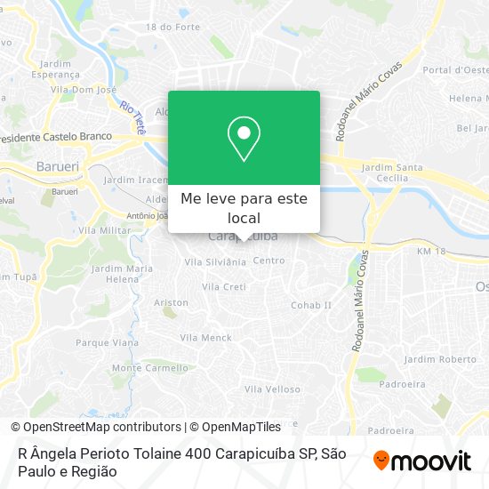 R  Ângela Perioto Tolaine  400   Carapicuíba   SP mapa