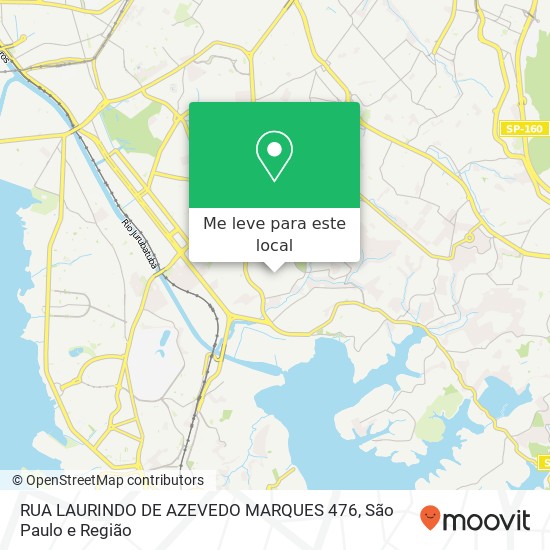RUA LAURINDO DE AZEVEDO MARQUES  476 mapa