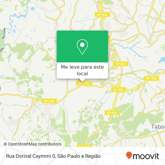Rua Dorival Caymmi 0 mapa