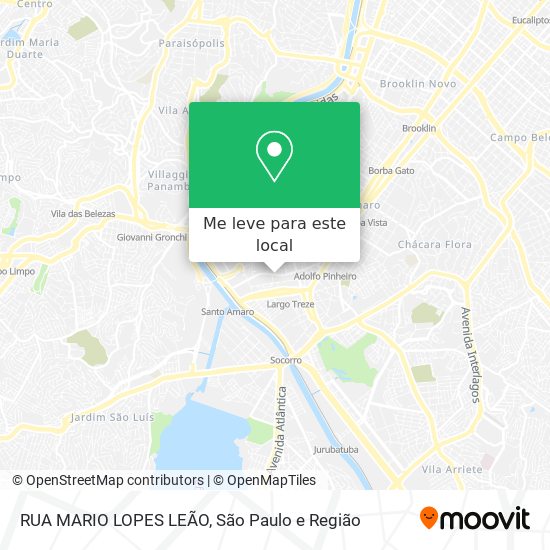 RUA MARIO LOPES LEÃO mapa