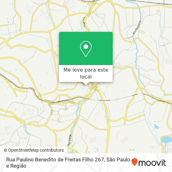 Rua Paulino Benedito de Freitas Filho 267 mapa