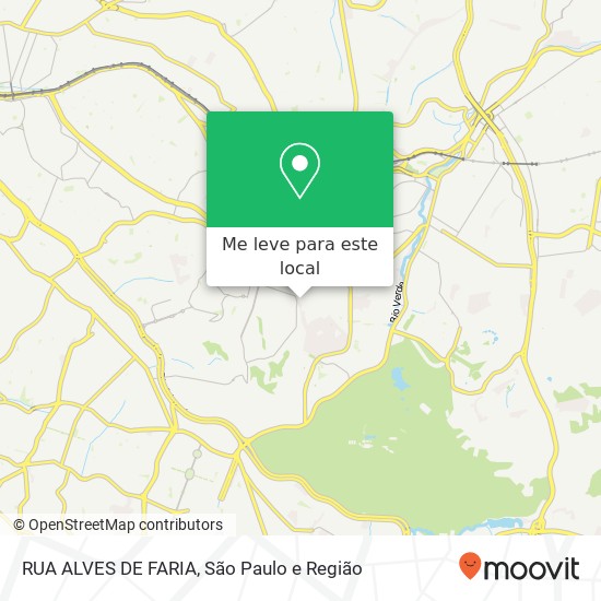 RUA ALVES DE FARIA mapa