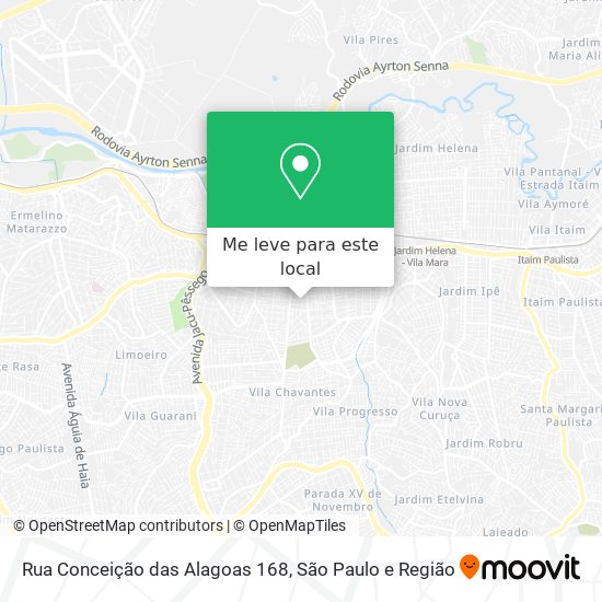 Rua Conceição das Alagoas 168 mapa