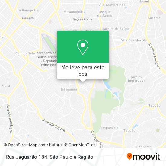 Rua Jaguarão 184 mapa