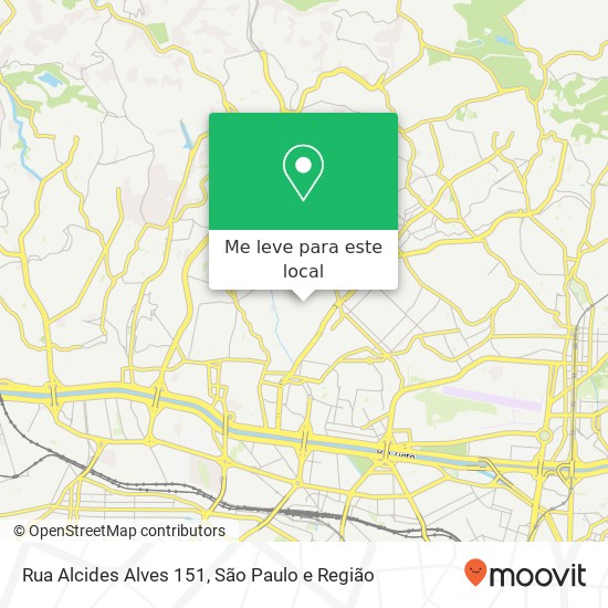 Rua Alcides Alves 151 mapa
