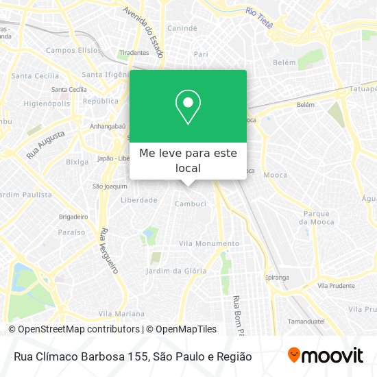 Rua Clímaco Barbosa 155 mapa