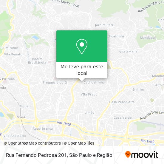 Rua Fernando Pedrosa  201 mapa