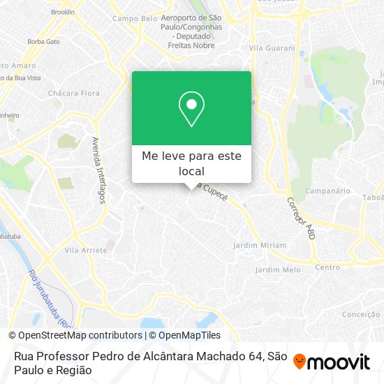 Rua Professor Pedro de Alcântara Machado 64 mapa