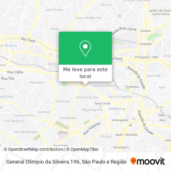 General Olimpio da Silveira  196 mapa