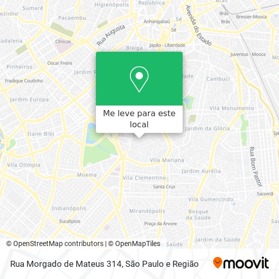 Rua Morgado de Mateus 314 mapa