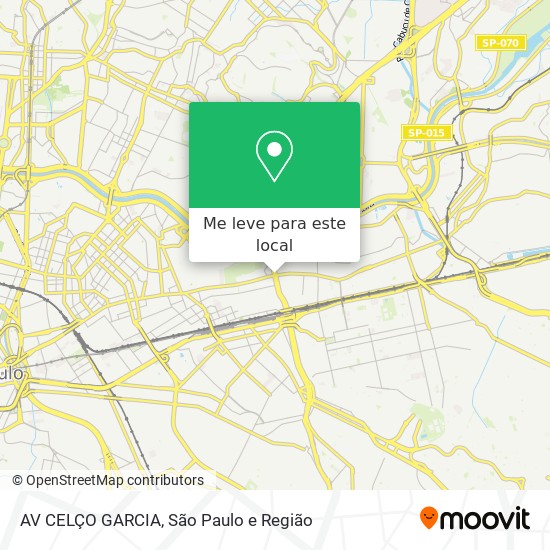 AV CELÇO GARCIA mapa
