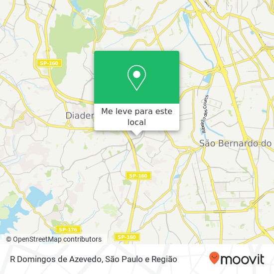 R Domingos de Azevedo mapa