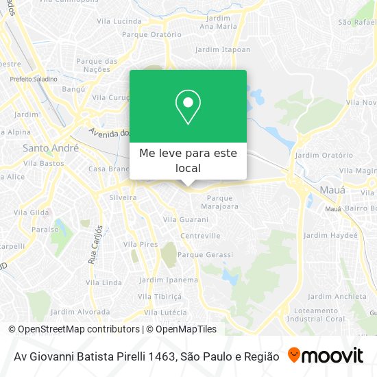 Av  Giovanni Batista Pirelli  1463 mapa