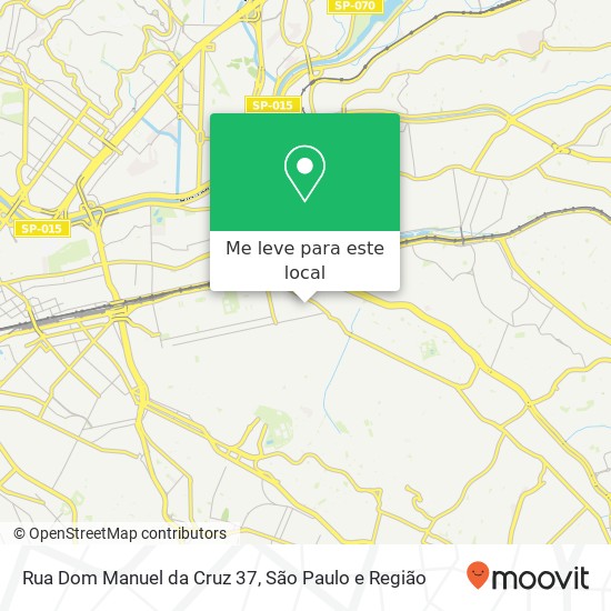 Rua Dom Manuel da Cruz 37 mapa
