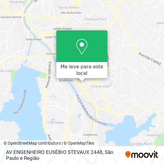 AV ENGENHEIRO EUSÉBIO STEVAUX 2448 mapa