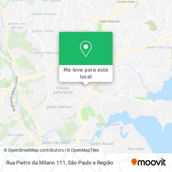 Rua Pietro da Milano 111 mapa