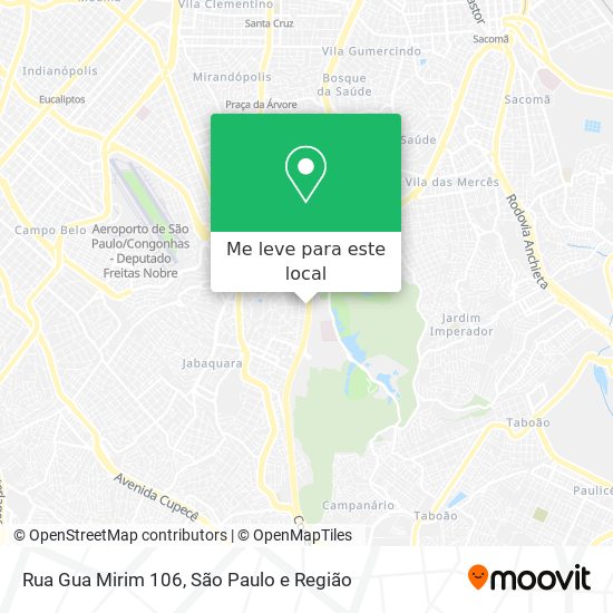 Rua Gua Mirim 106 mapa