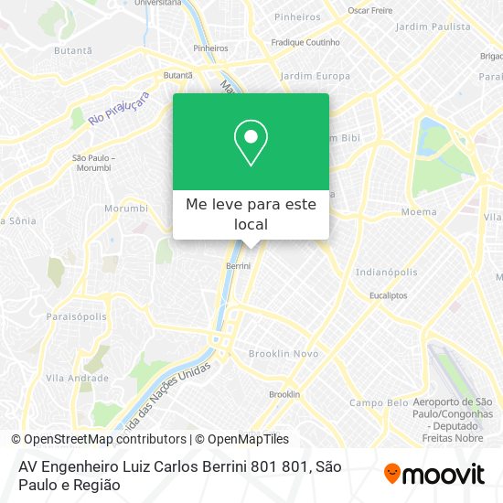 AV Engenheiro Luiz Carlos Berrini 801 801 mapa
