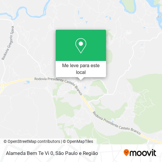 Alameda Bem Te Vi 0 mapa