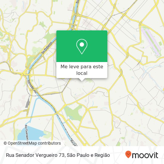 Rua Senador Vergueiro 73 mapa