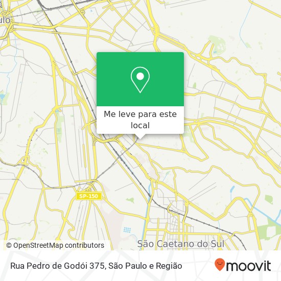 Rua Pedro de Godói 375 mapa