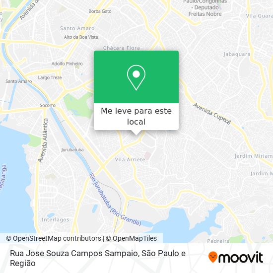 Rua Jose Souza Campos Sampaio mapa