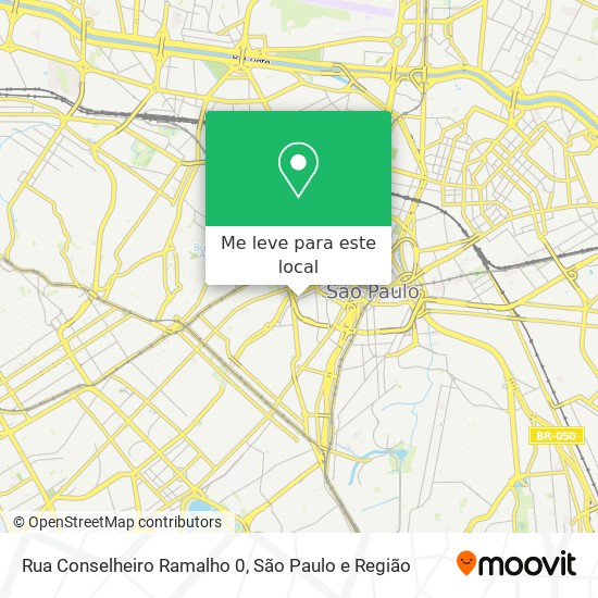 Rua Conselheiro Ramalho 0 mapa