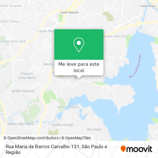 Rua Maria de Barros Carvalho 131 mapa