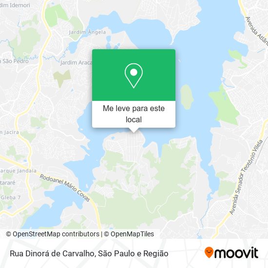 Rua Dinorá de Carvalho mapa