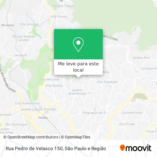 Rua Pedro de Velasco 150 mapa