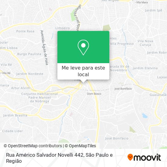 Rua Américo Salvador Novelli 442 mapa