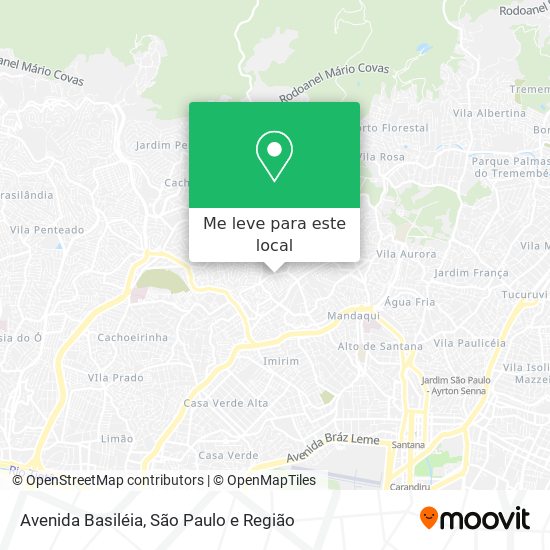 Avenida Basiléia mapa
