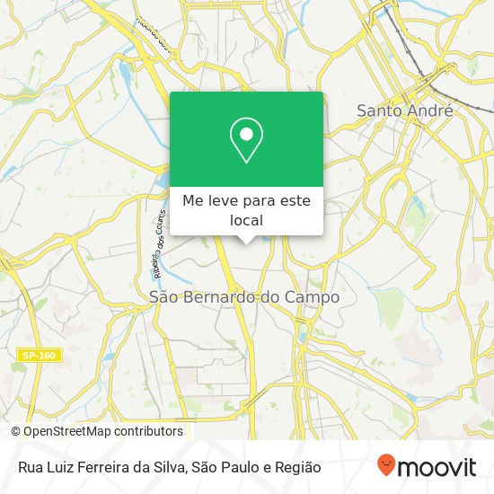 Rua Luiz Ferreira da Silva mapa