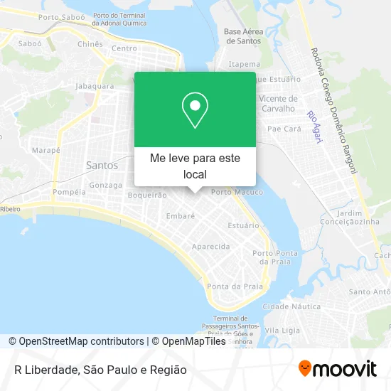 R  Liberdade mapa