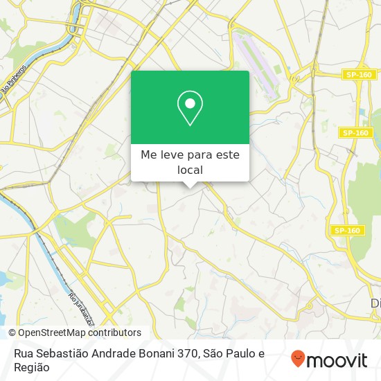 Rua Sebastião Andrade Bonani 370 mapa