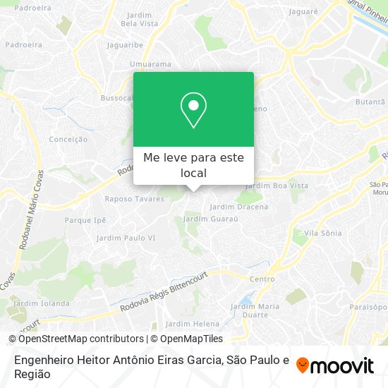 Engenheiro Heitor Antônio Eiras Garcia mapa