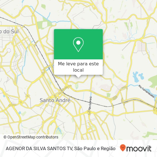 AGENOR DA SILVA SANTOS  TV mapa