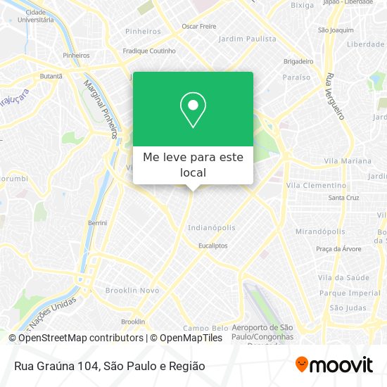 Rua Graúna 104 mapa