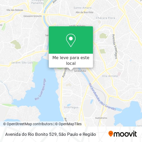 Avenida do Rio Bonito 529 mapa