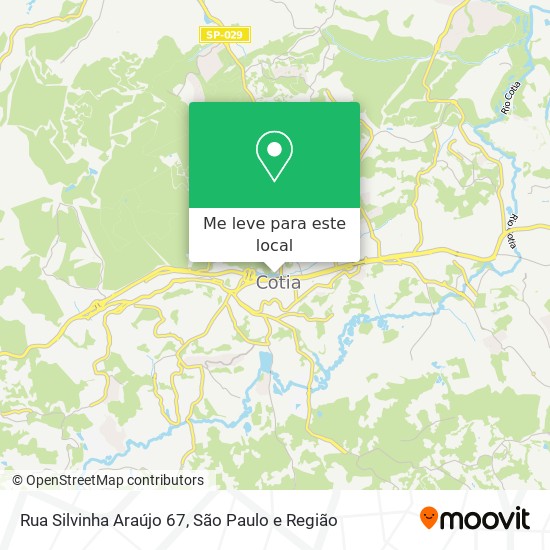 Rua Silvinha Araújo 67 mapa