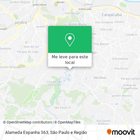 Alameda Espanha 363 mapa
