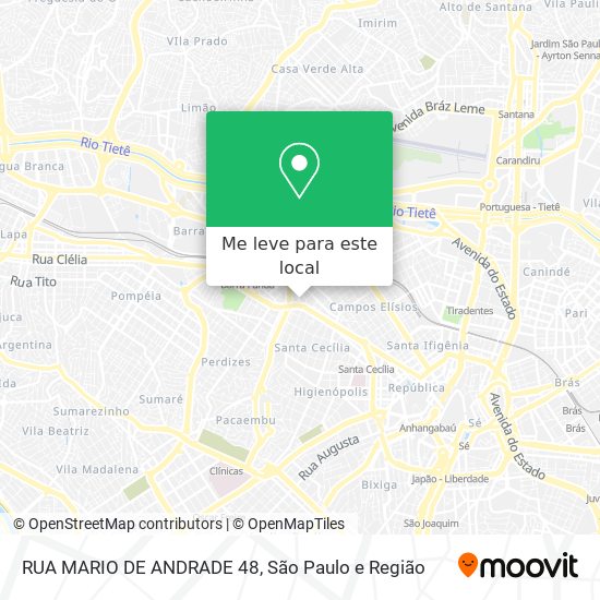 RUA MARIO DE ANDRADE 48 mapa